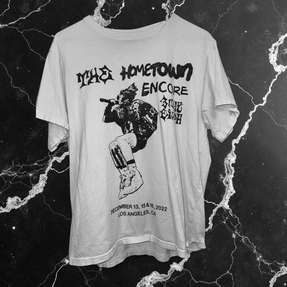 Billie Eilish Hometown Encore 2022 official tshirt